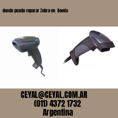 donde puedo reparar Zebra en  Boedo