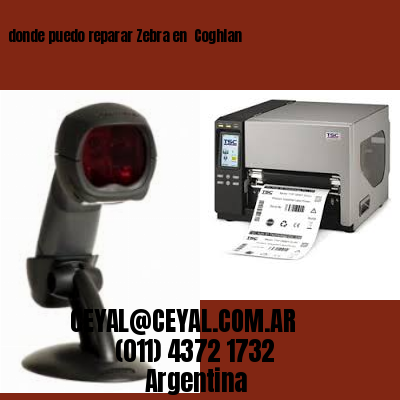 donde puedo reparar Zebra en  Coghlan