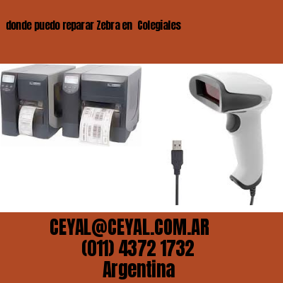 donde puedo reparar Zebra en  Colegiales
