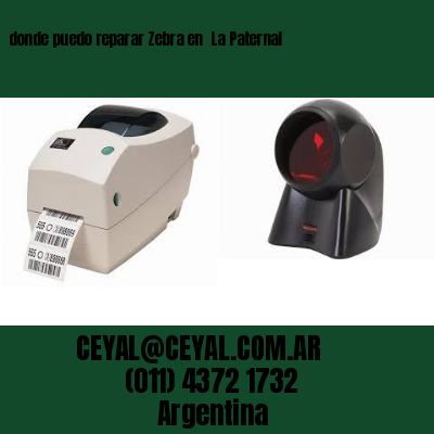 donde puedo reparar Zebra en  La Paternal