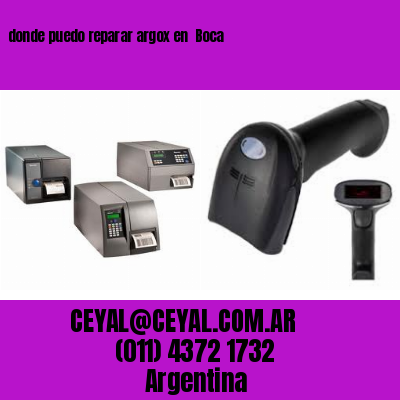 donde puedo reparar argox en  Boca