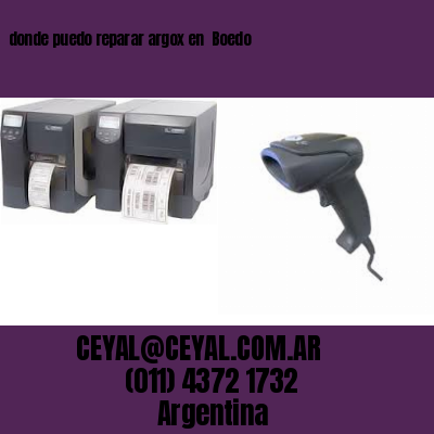donde puedo reparar argox en  Boedo