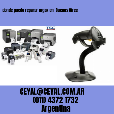 donde puedo reparar argox en  Buenos Aires