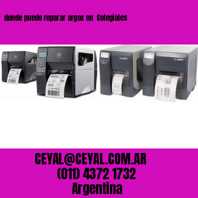 donde puedo reparar argox en  Colegiales