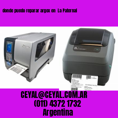 donde puedo reparar argox en  La Paternal