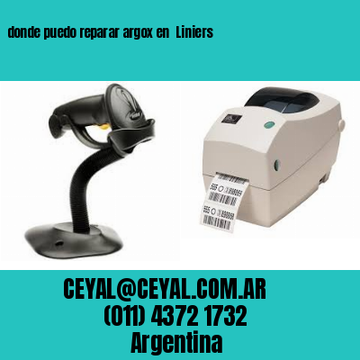 donde puedo reparar argox en  Liniers