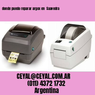 donde puedo reparar argox en  Saavedra