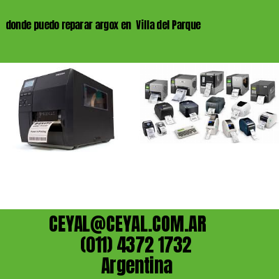 donde puedo reparar argox en  Villa del Parque