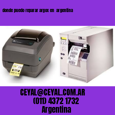 donde puedo reparar argox en  argentina