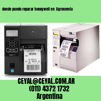 donde puedo reparar honeywell en  Agronomía