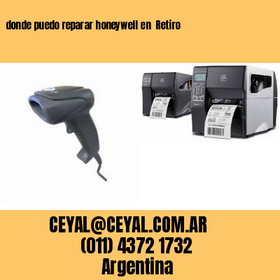 donde puedo reparar honeywell en  Retiro