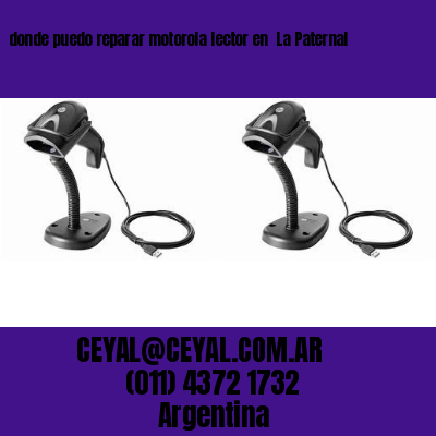 donde puedo reparar motorola lector en  La Paternal
