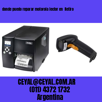 donde puedo reparar motorola lector en  Retiro