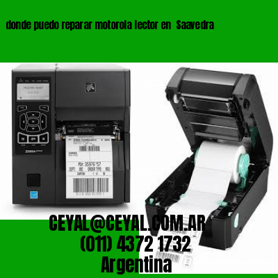 donde puedo reparar motorola lector en  Saavedra