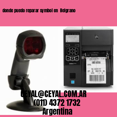 donde puedo reparar symbol en  Belgrano
