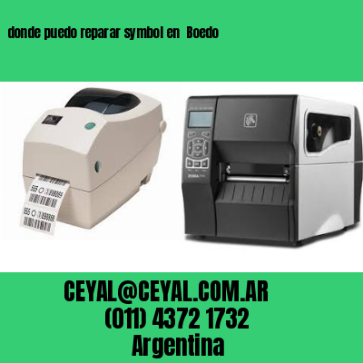 donde puedo reparar symbol en  Boedo