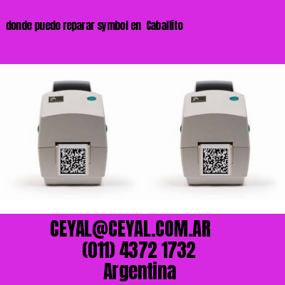 donde puedo reparar symbol en  Caballito