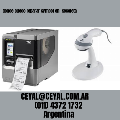 donde puedo reparar symbol en  Recoleta