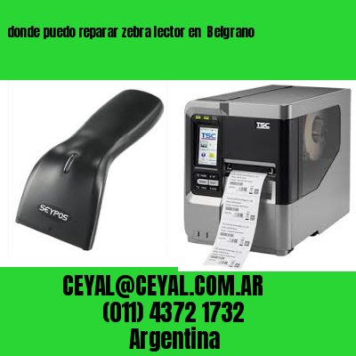 donde puedo reparar zebra lector en  Belgrano