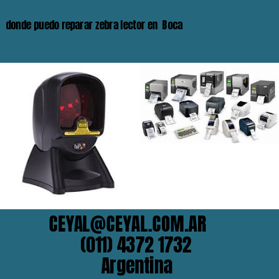 donde puedo reparar zebra lector en  Boca