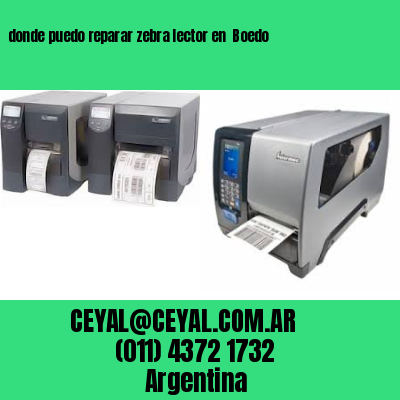 donde puedo reparar zebra lector en  Boedo