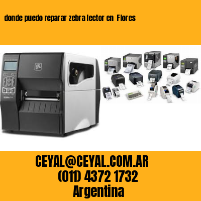 donde puedo reparar zebra lector en  Flores