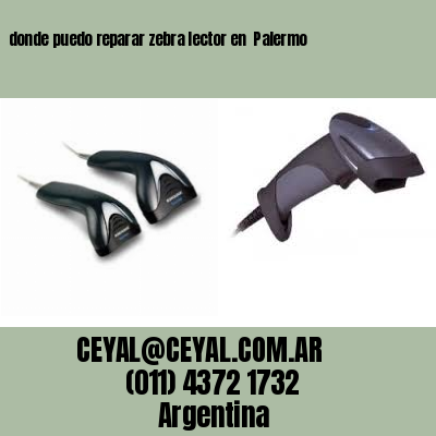 donde puedo reparar zebra lector en  Palermo