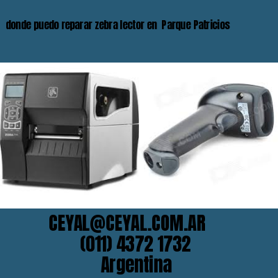 donde puedo reparar zebra lector en  Parque Patricios