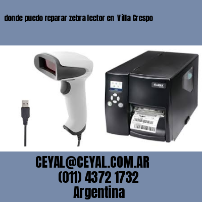donde puedo reparar zebra lector en  Villa Crespo