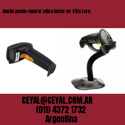 donde puedo reparar zebra lector en  Villa Luro
