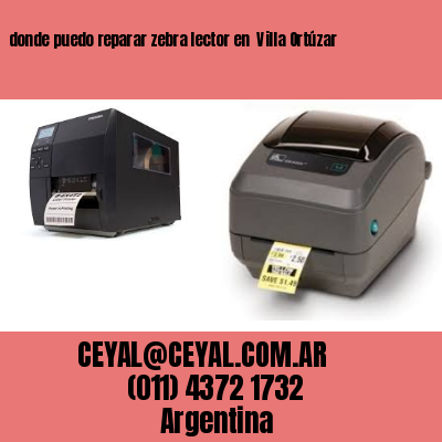 donde puedo reparar zebra lector en  Villa Ortúzar
