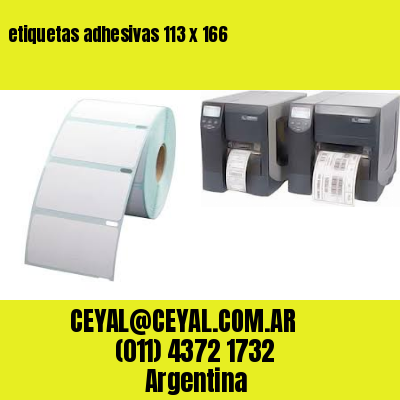 etiquetas adhesivas 113 x 166