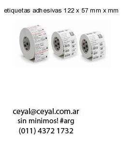etiquetas adhesivas 122 x 57 mm x mm