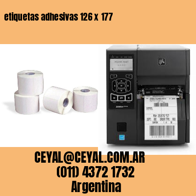 etiquetas adhesivas 126 x 177