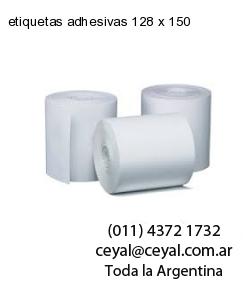 etiquetas adhesivas 128 x 150