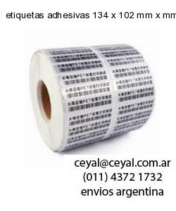 etiquetas adhesivas 134 x 102 mm x mm