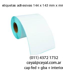 etiquetas adhesivas 144 x 143 mm x mm