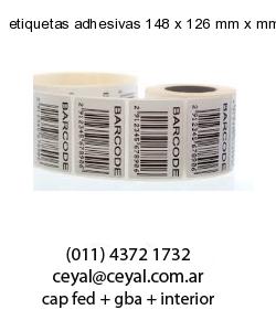 etiquetas adhesivas 148 x 126 mm x mm