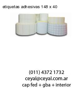 etiquetas adhesivas 148 x 40