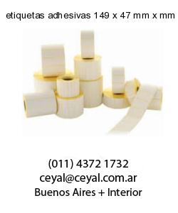 etiquetas adhesivas 149 x 47 mm x mm