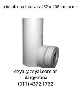 etiquetas adhesivas 152 x 108 mm x mm