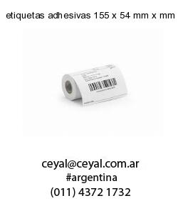 etiquetas adhesivas 155 x 54 mm x mm