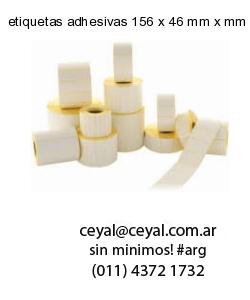 etiquetas adhesivas 156 x 46 mm x mm