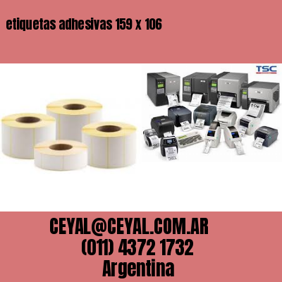 etiquetas adhesivas 159 x 106