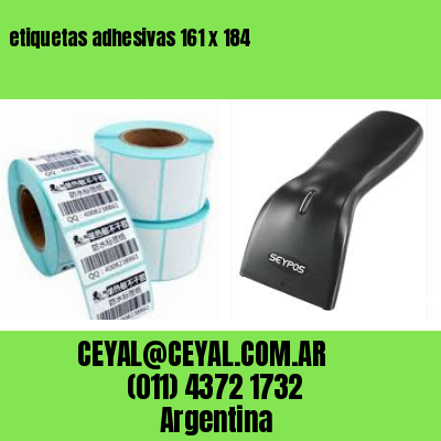 etiquetas adhesivas 161 x 184