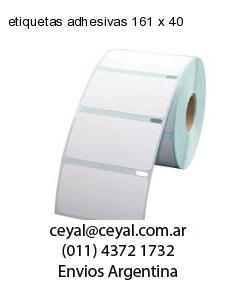 etiquetas adhesivas 161 x 40