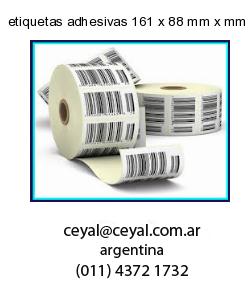 etiquetas adhesivas 161 x 88 mm x mm