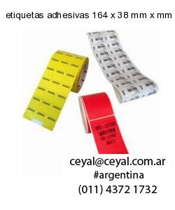 etiquetas adhesivas 164 x 38 mm x mm
