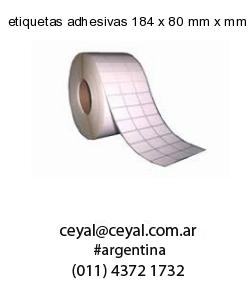 etiquetas adhesivas 184 x 80 mm x mm