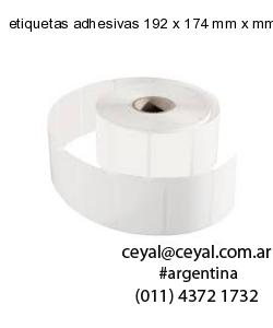 etiquetas adhesivas 192 x 174 mm x mm